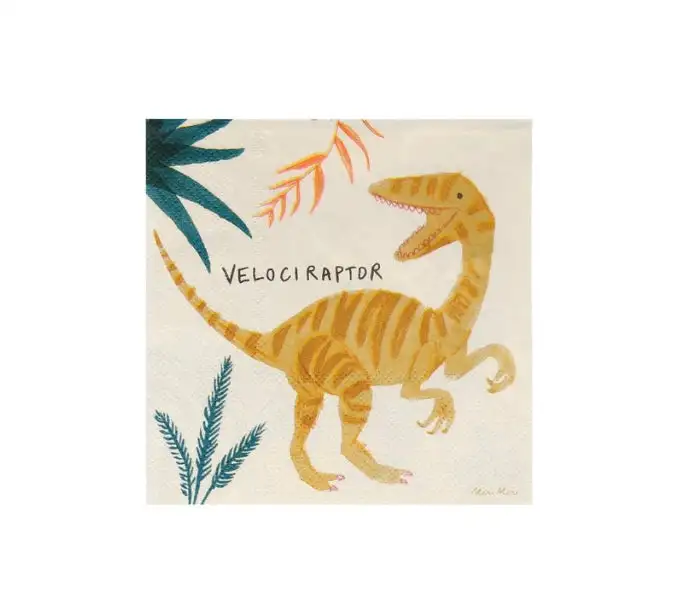 Small dinosaur napkins - Image 8