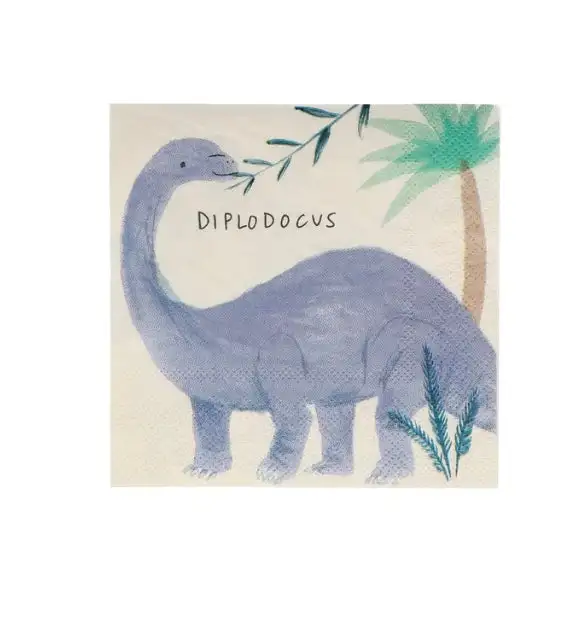 Small dinosaur napkins - Image 9