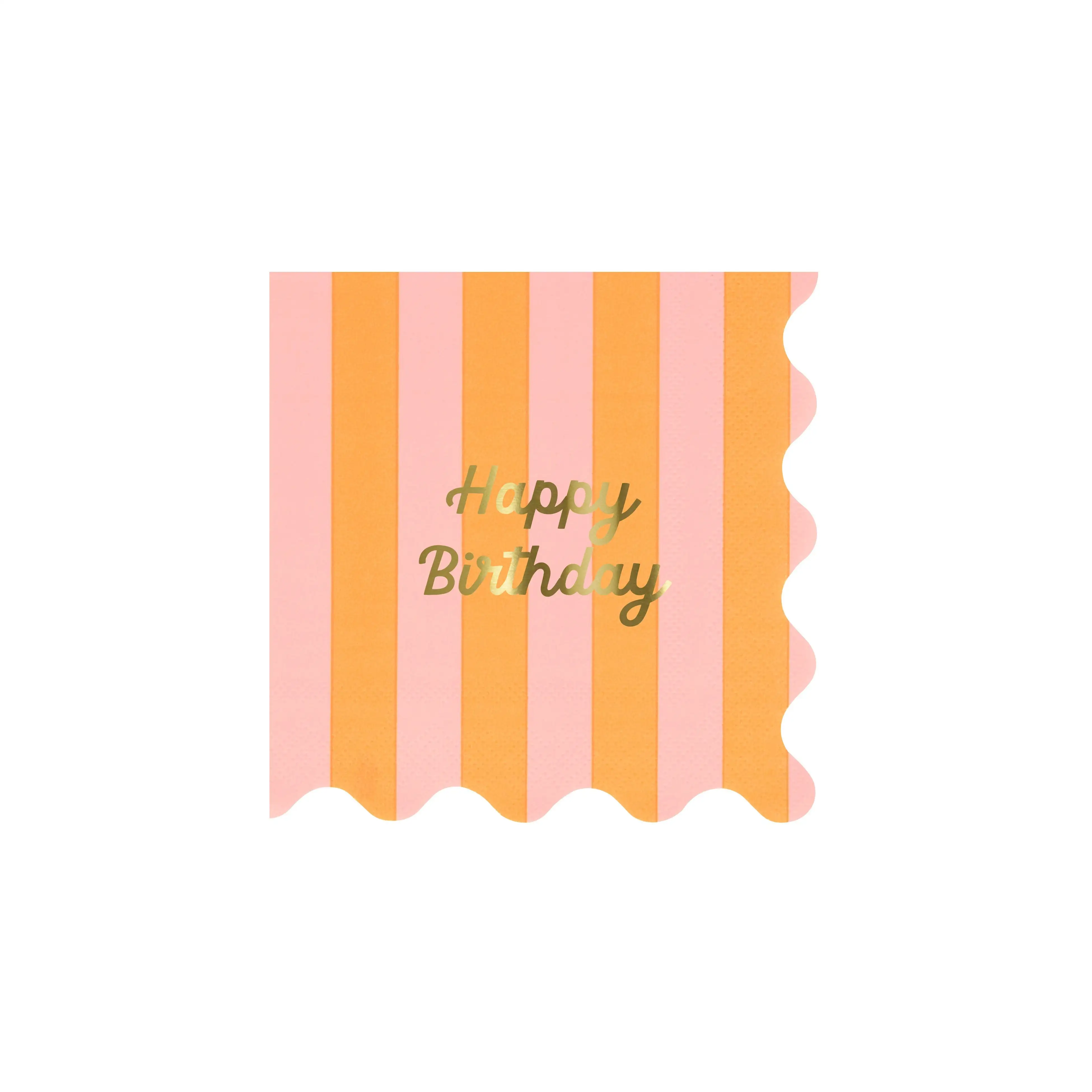 Small Happy Birthday napkins - Image 3