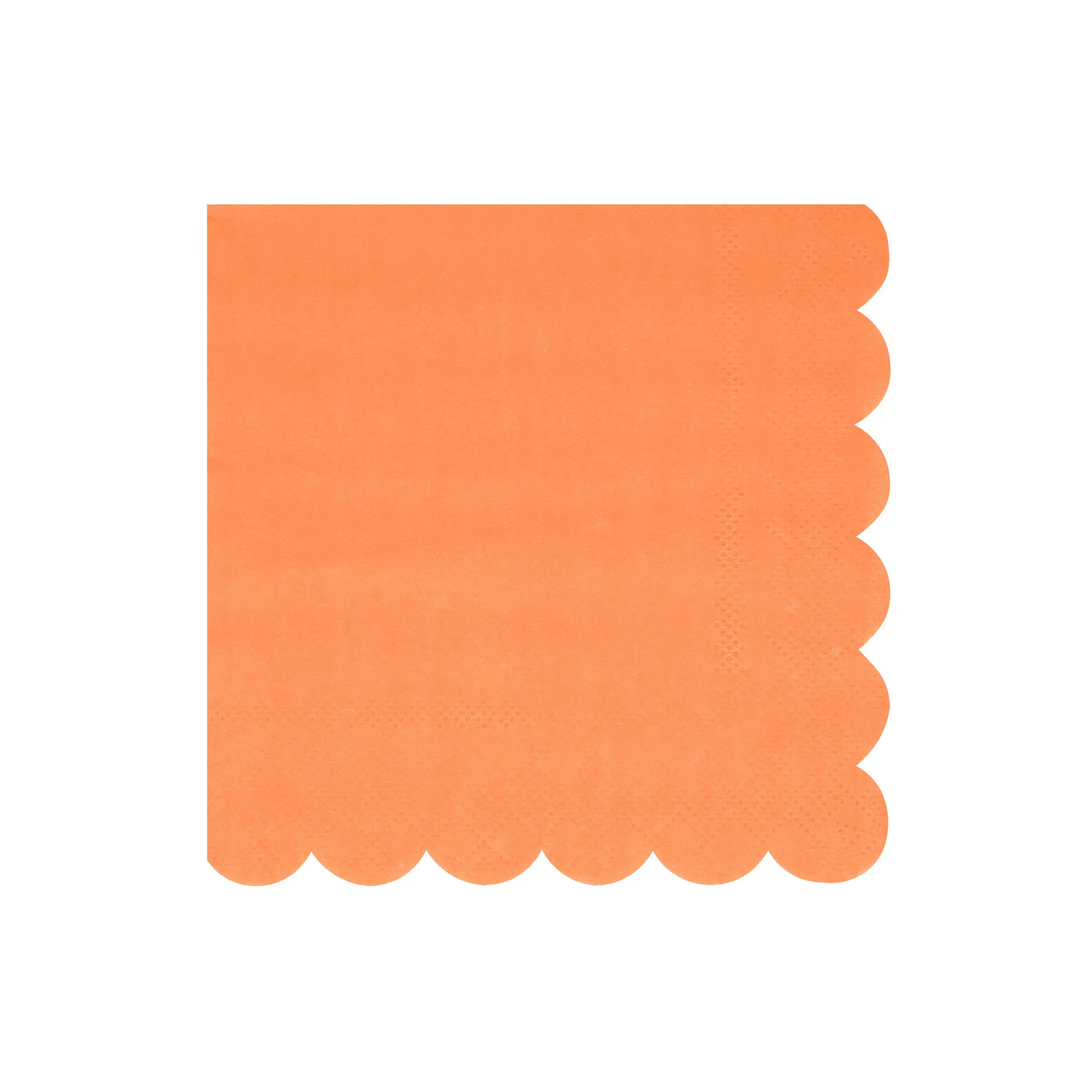 Small papaya napkins