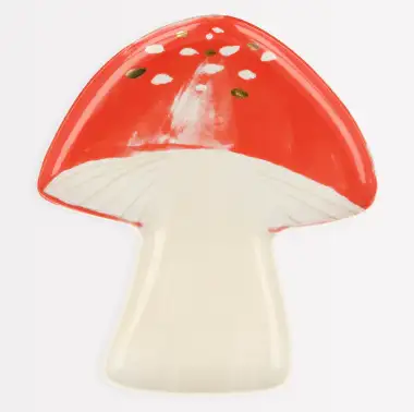 2 porcelain mushroom set set