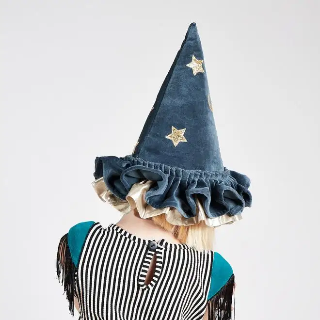 Blue and gold hat witch - Image 2