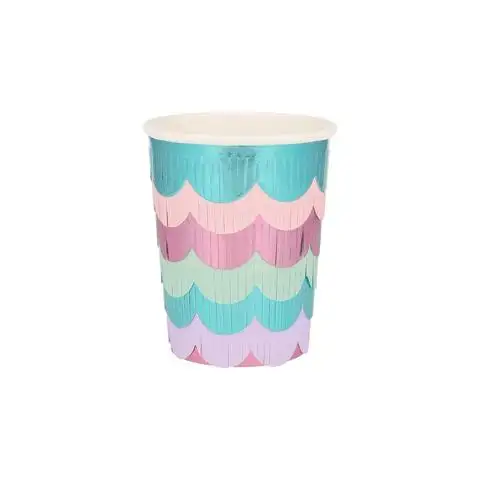 Vasos con flecos