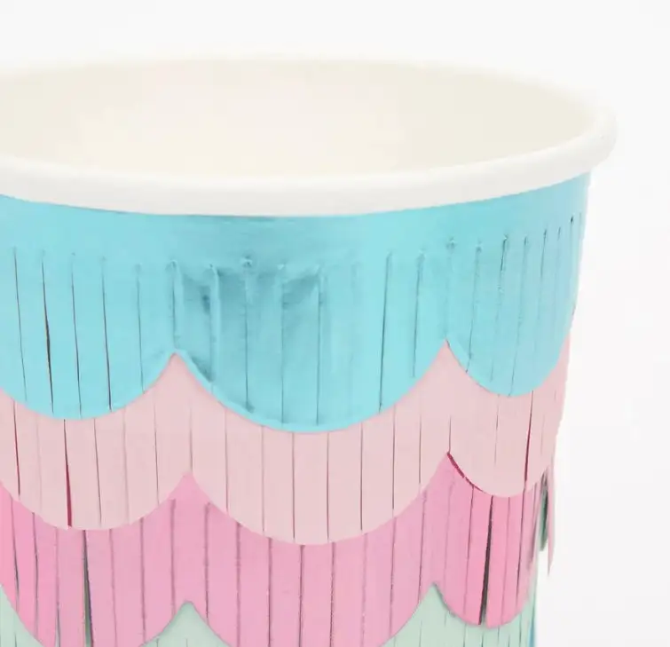 Vasos con flecos - Imagen 2