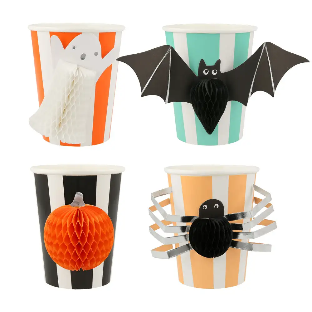 Vasos con personajes de Halloween