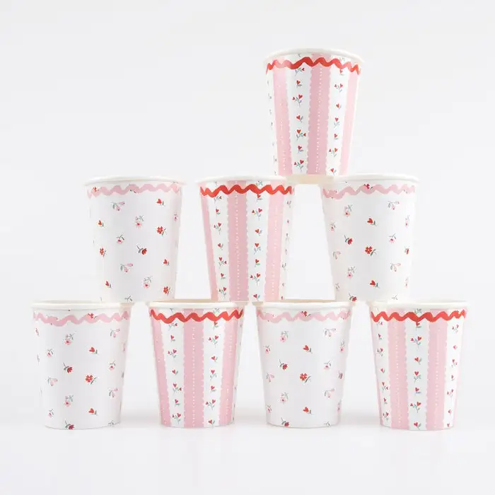 Vintage roses glasses