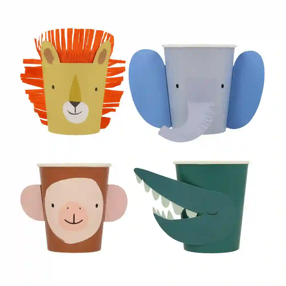 Animal parade glasses