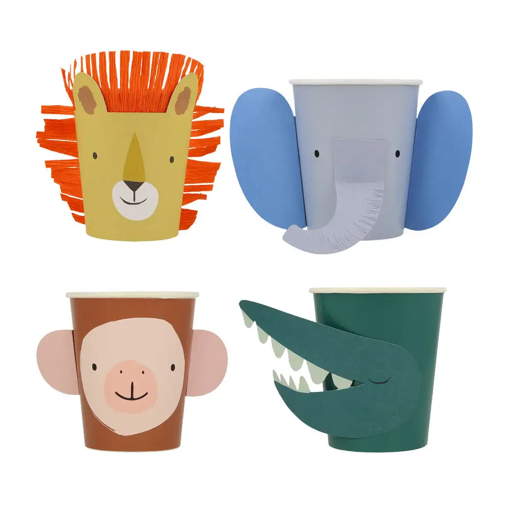 Animal parade glasses