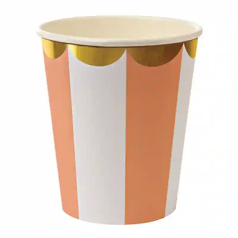 Orange and white stripes