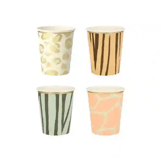 Vasos estampado animal