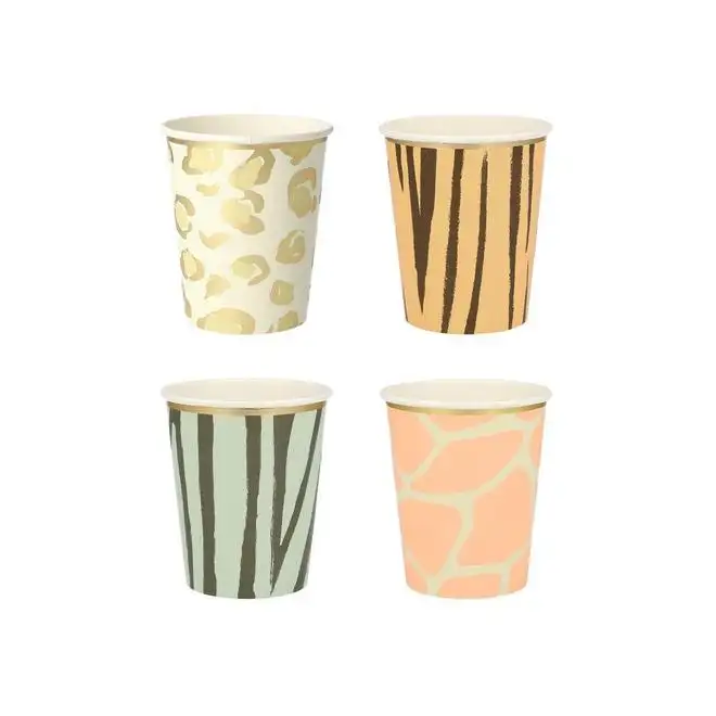 Vasos estampado animal