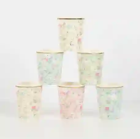 Vasos Floral Ladurée París
