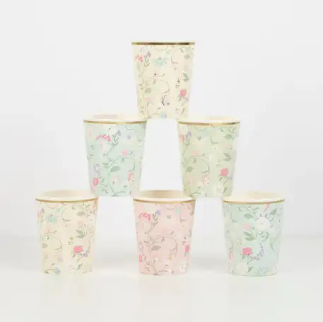 Vasos Floral Ladurée París