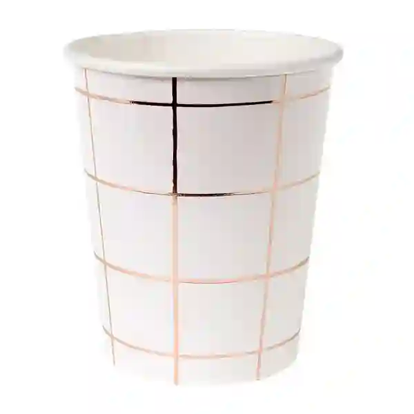 Grid Pink Gold Glasses