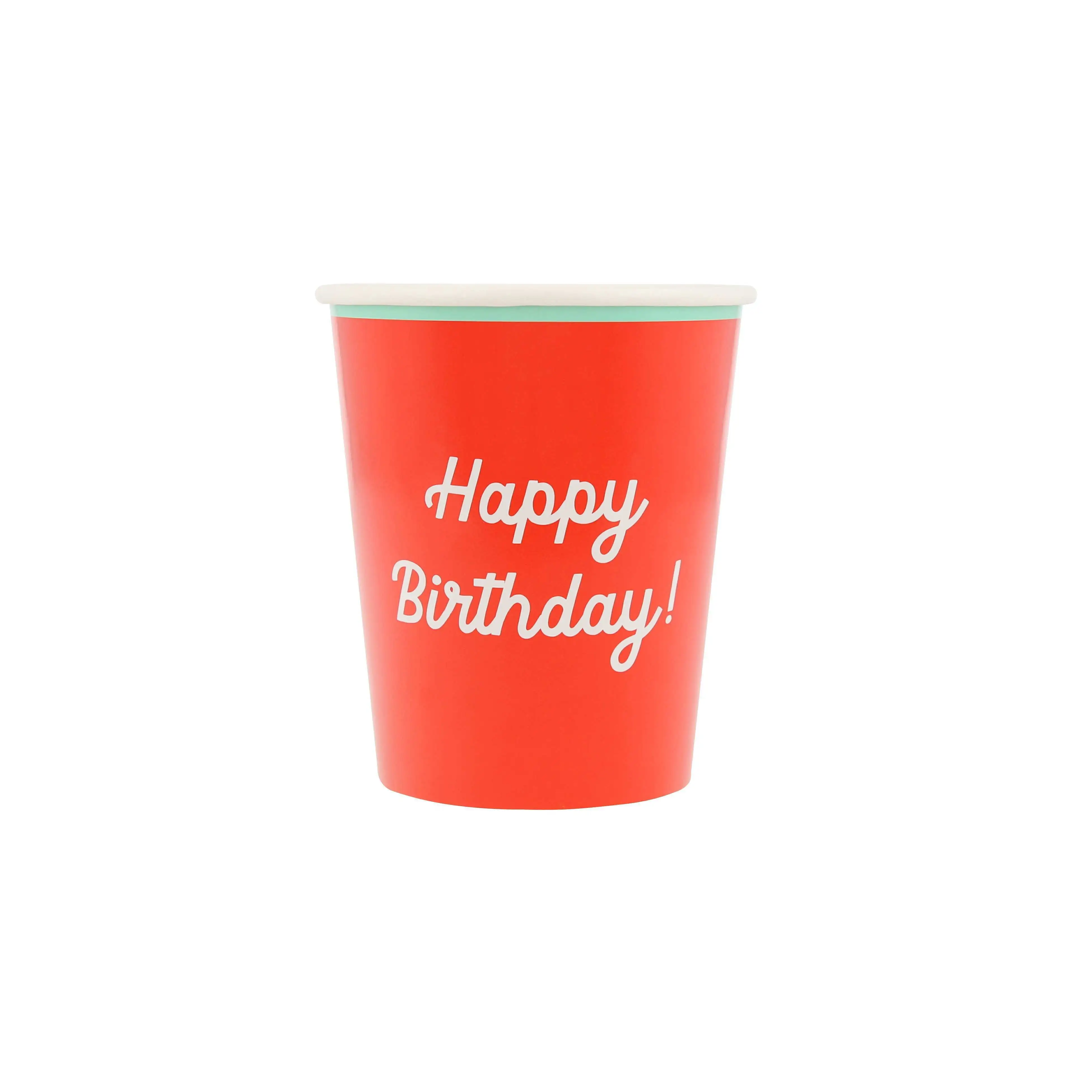 Happy Birthday Multicolor Cups - Image 2