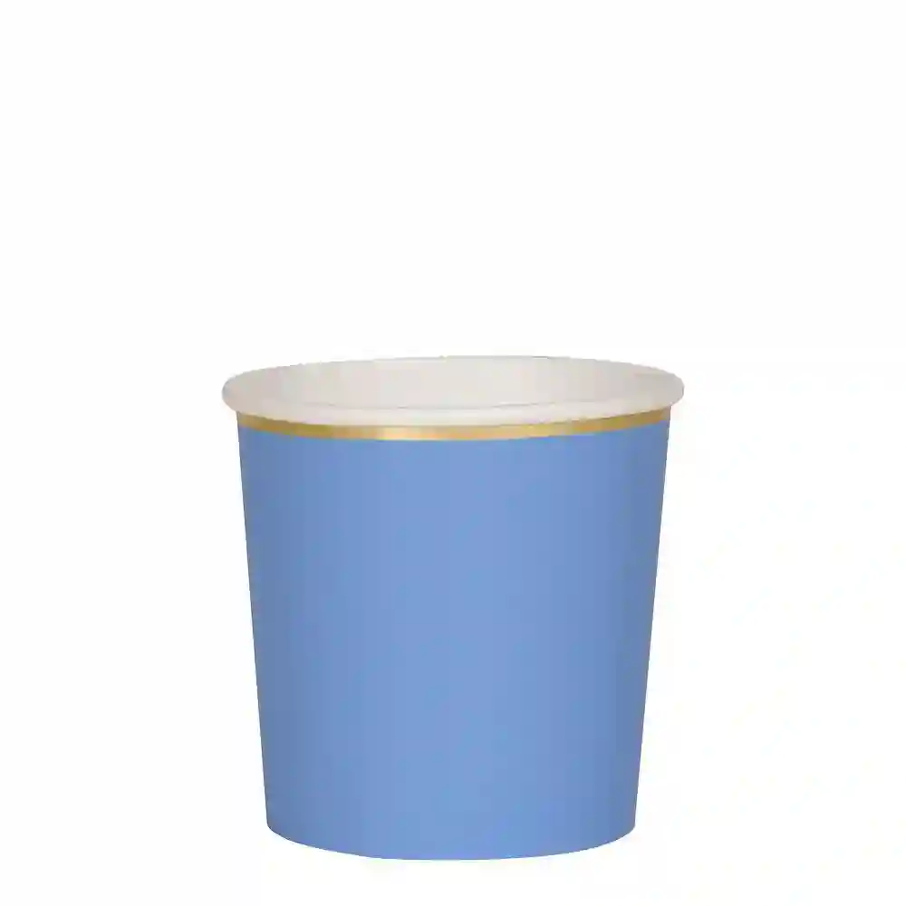 Vasos pequeños azules