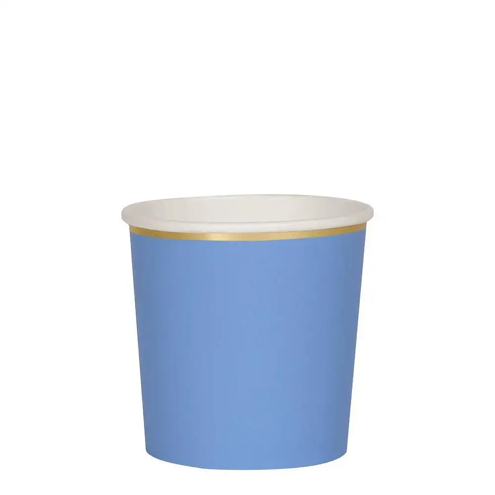Vasos pequeños azules