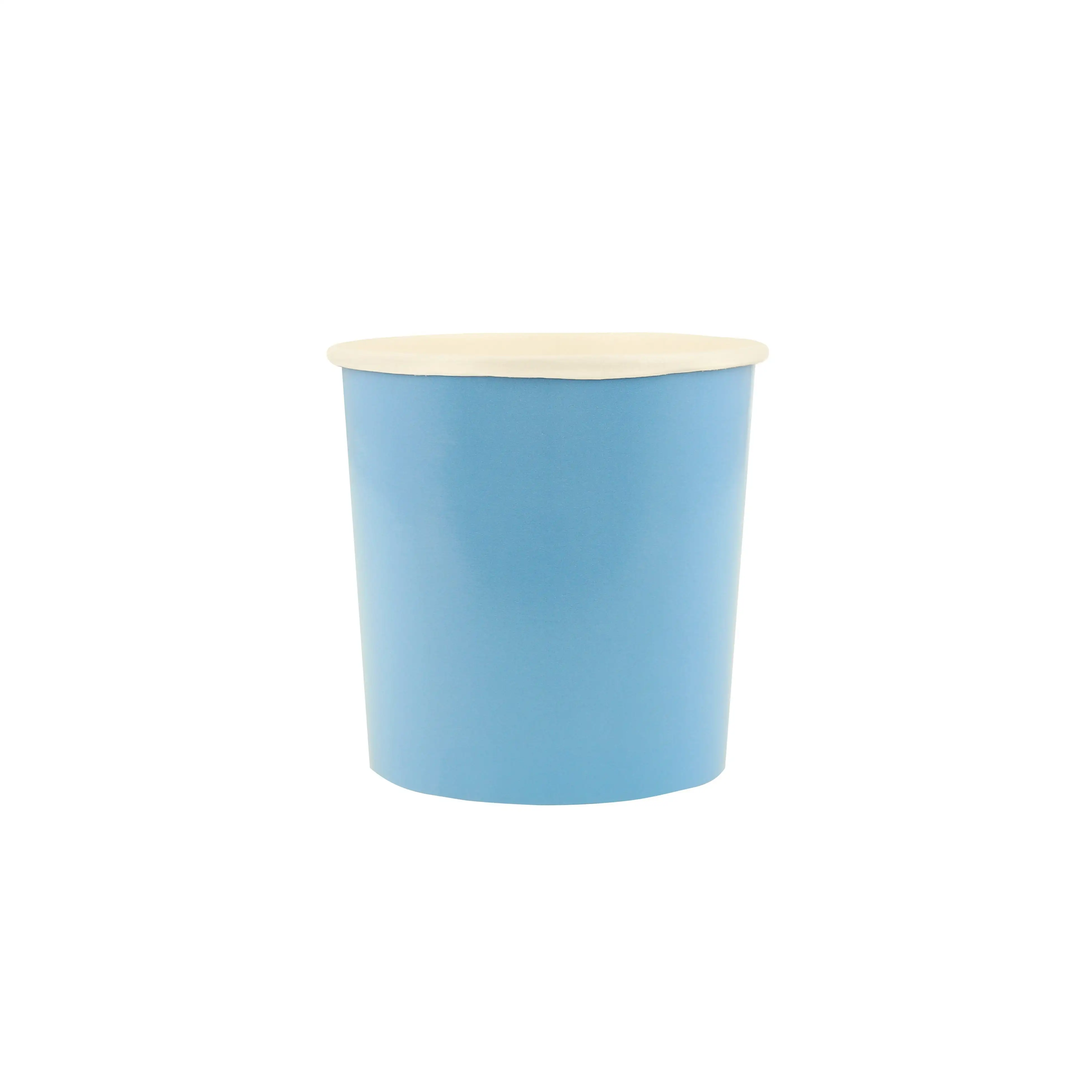 Vasos pequeños azules