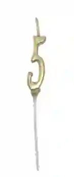 Candle nº5 Estrecha Dorado Pam Pam