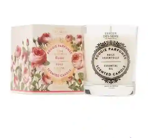Pink fragrant candle