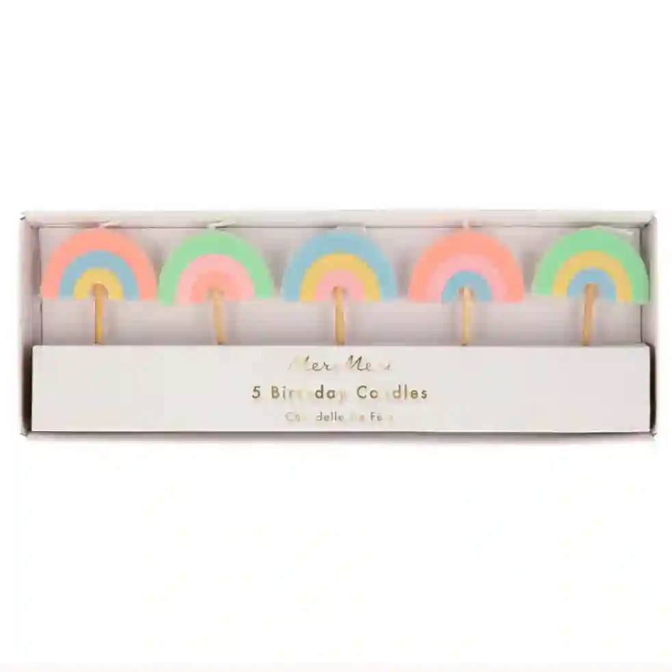 Velas arco iris