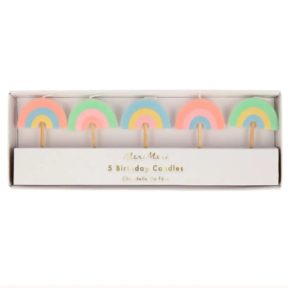 Velas arco iris