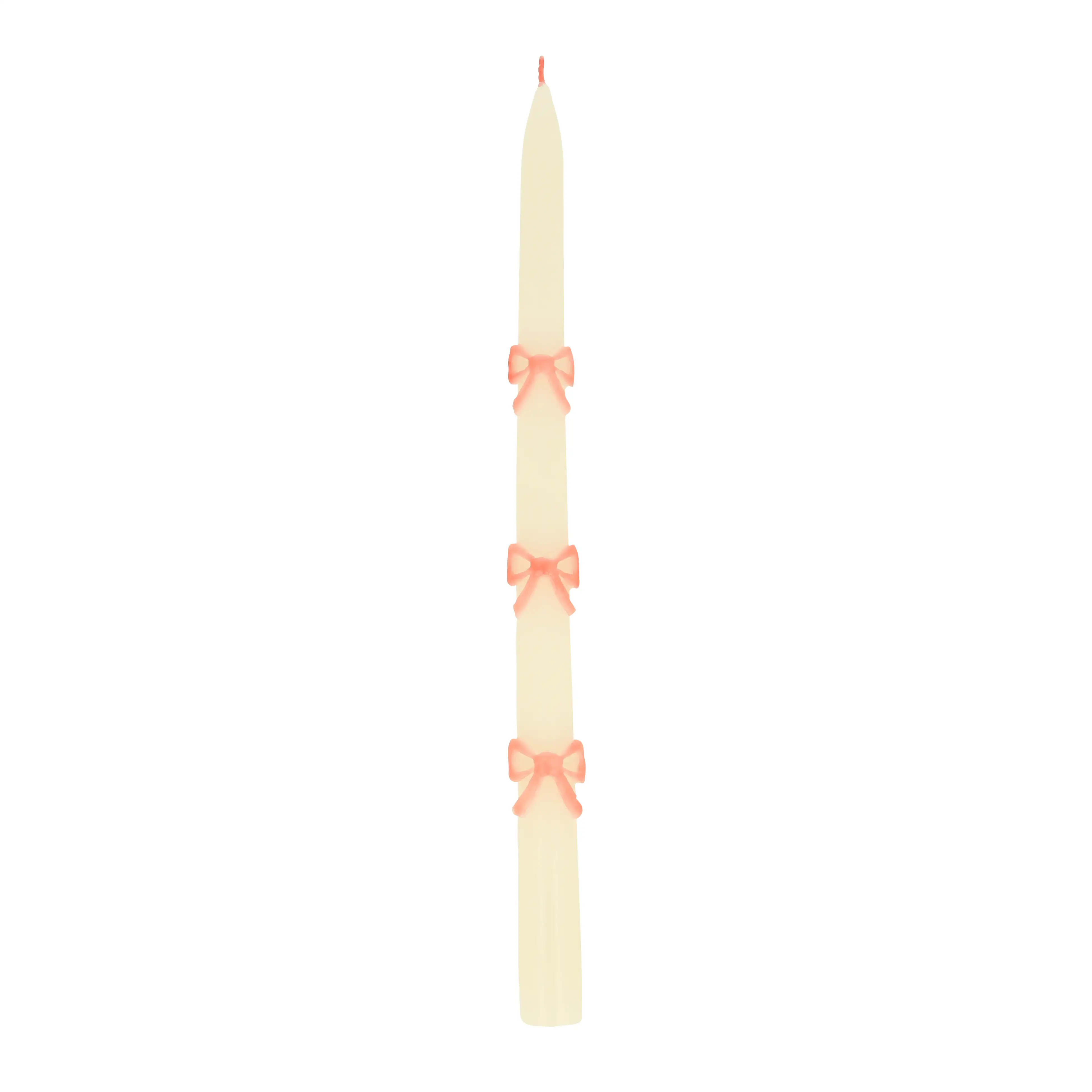 Velas con lacitos rosas - Imagen 2