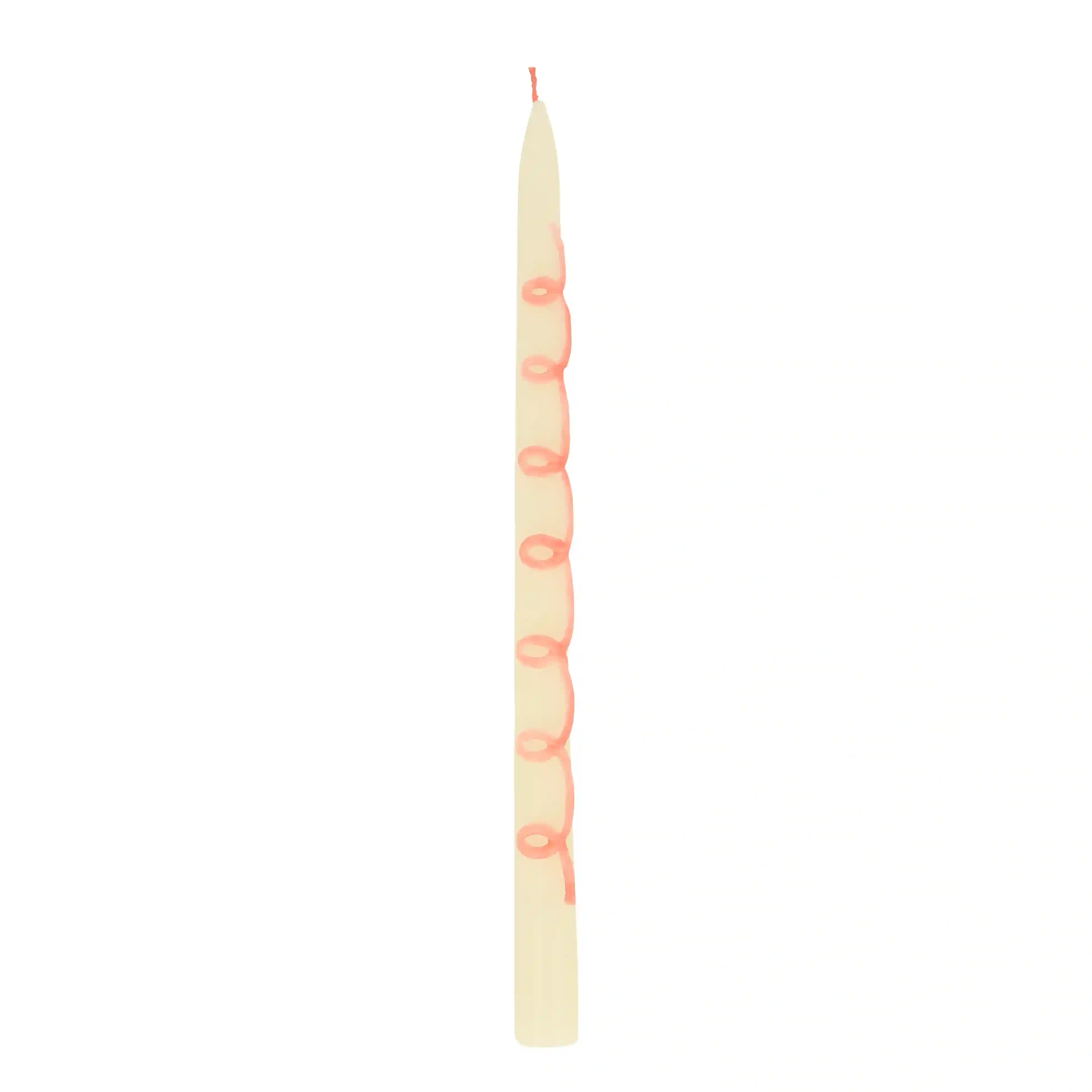 Candles with rosita swirl