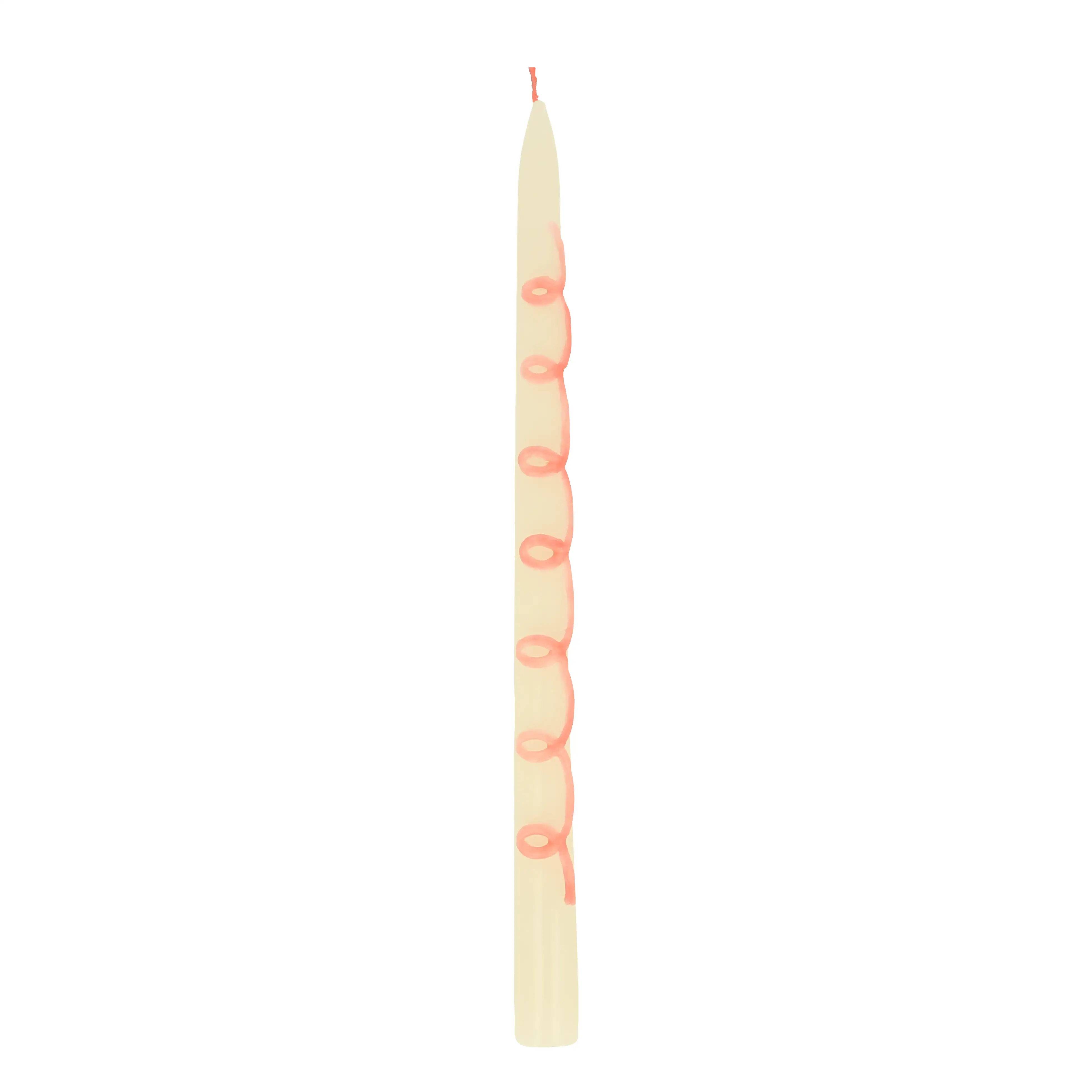 Candles with rosita swirl