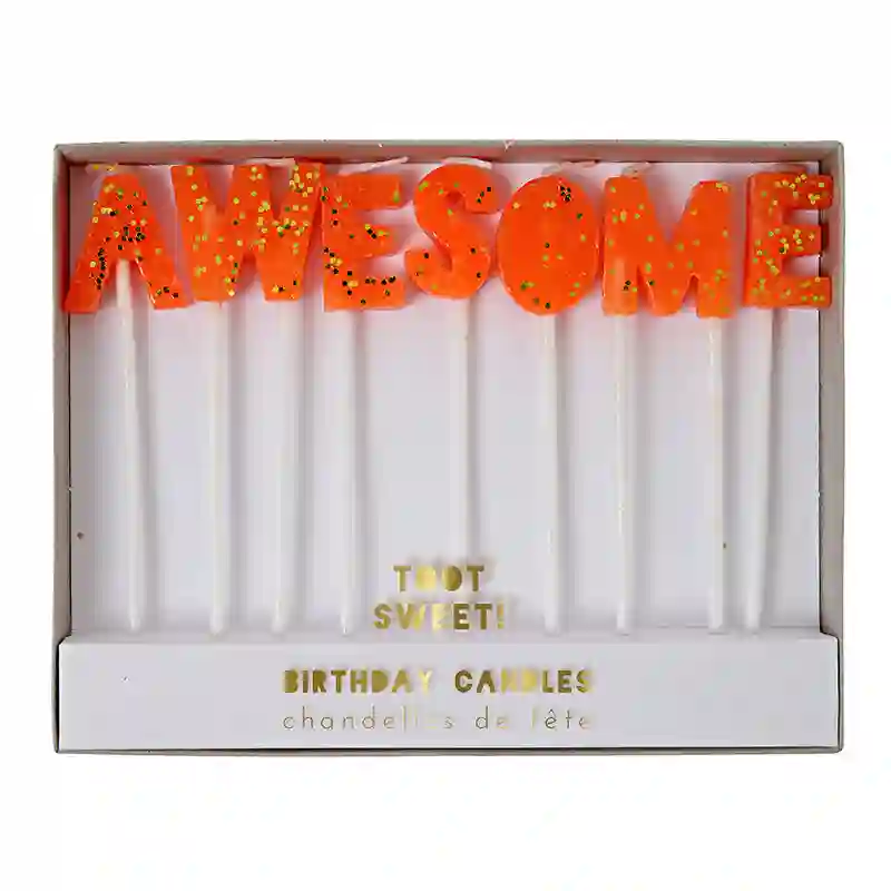 VELAS cumpleaños AWESOME
