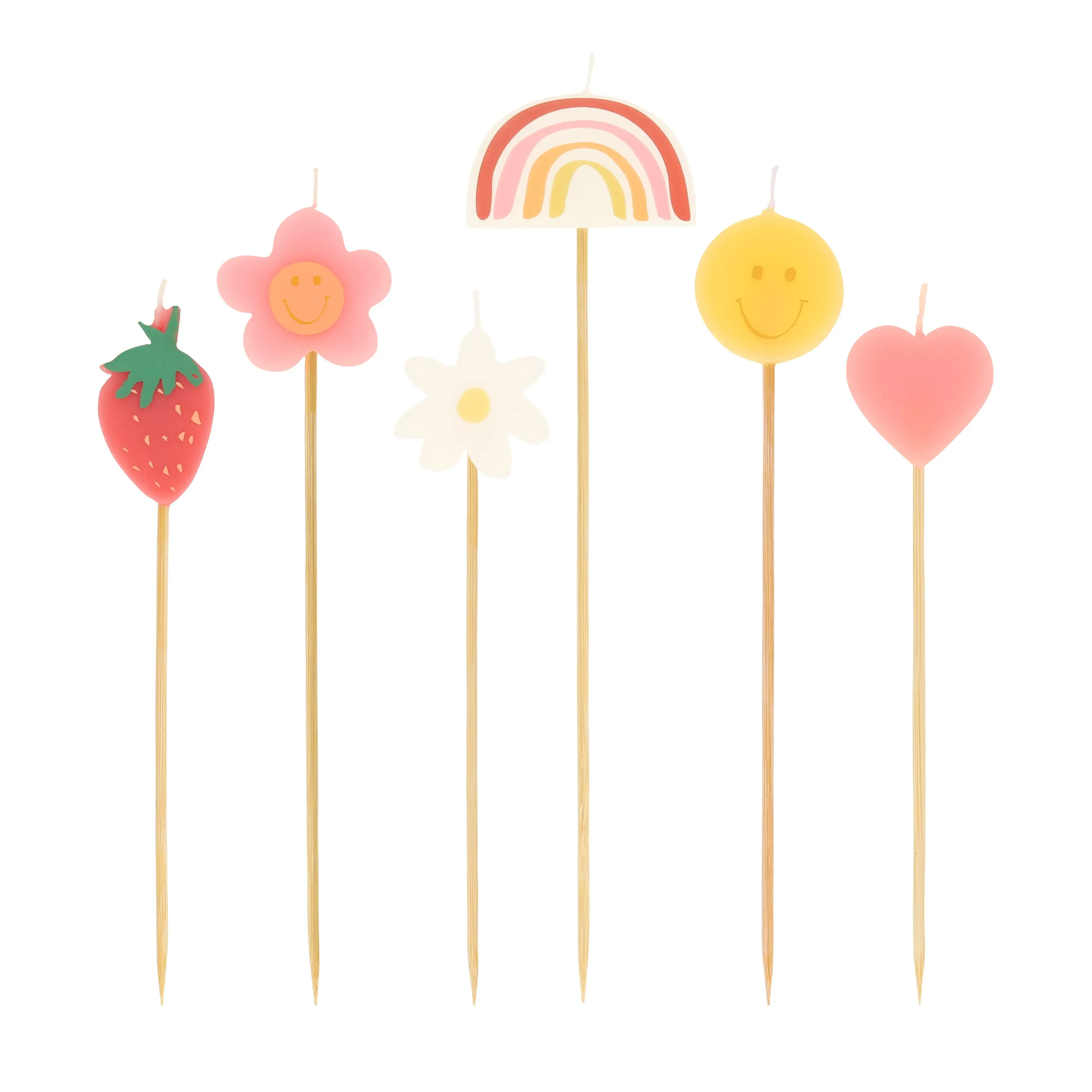 Happy face icons candles - Image 2