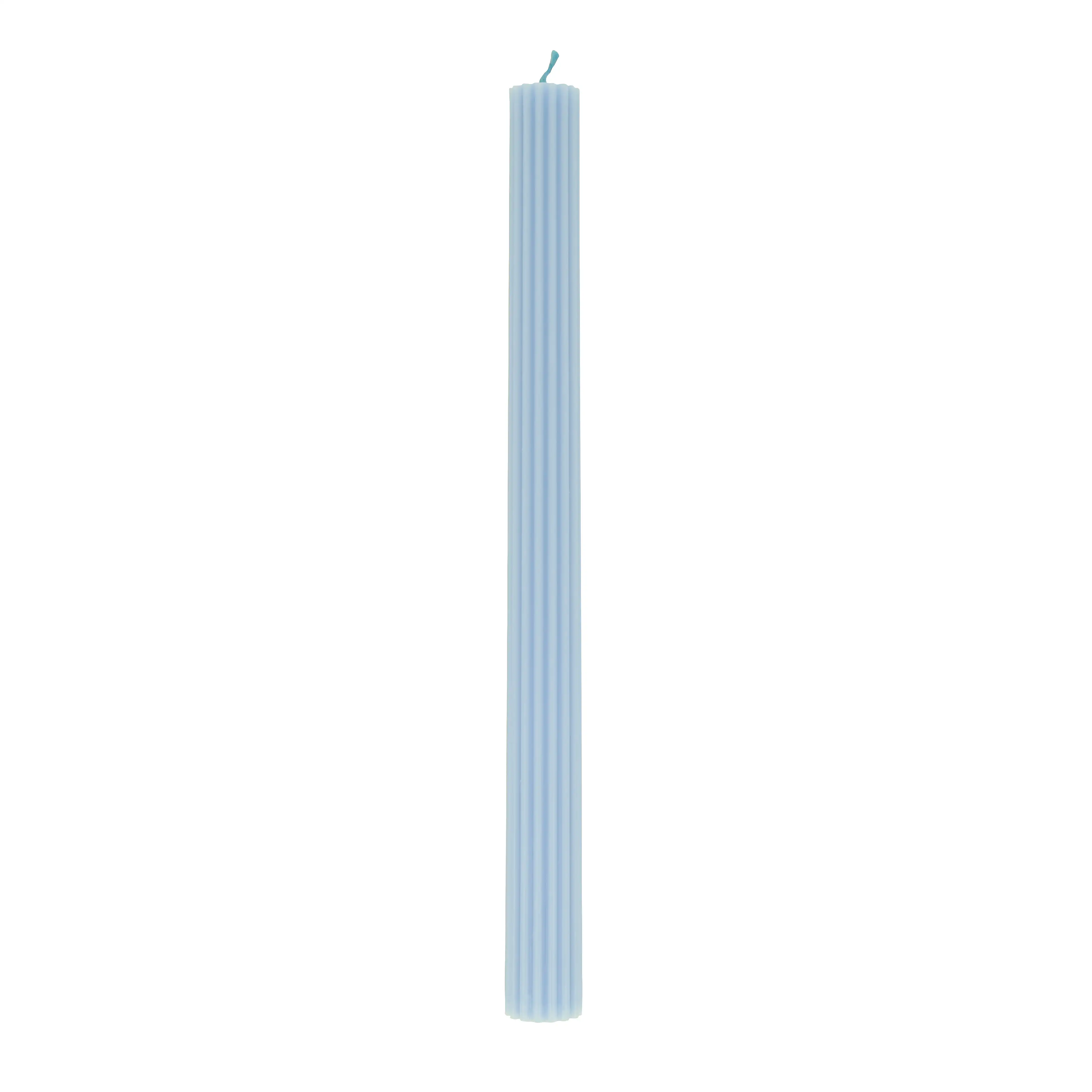 Velas de mesa azul pastel - Imagen 2