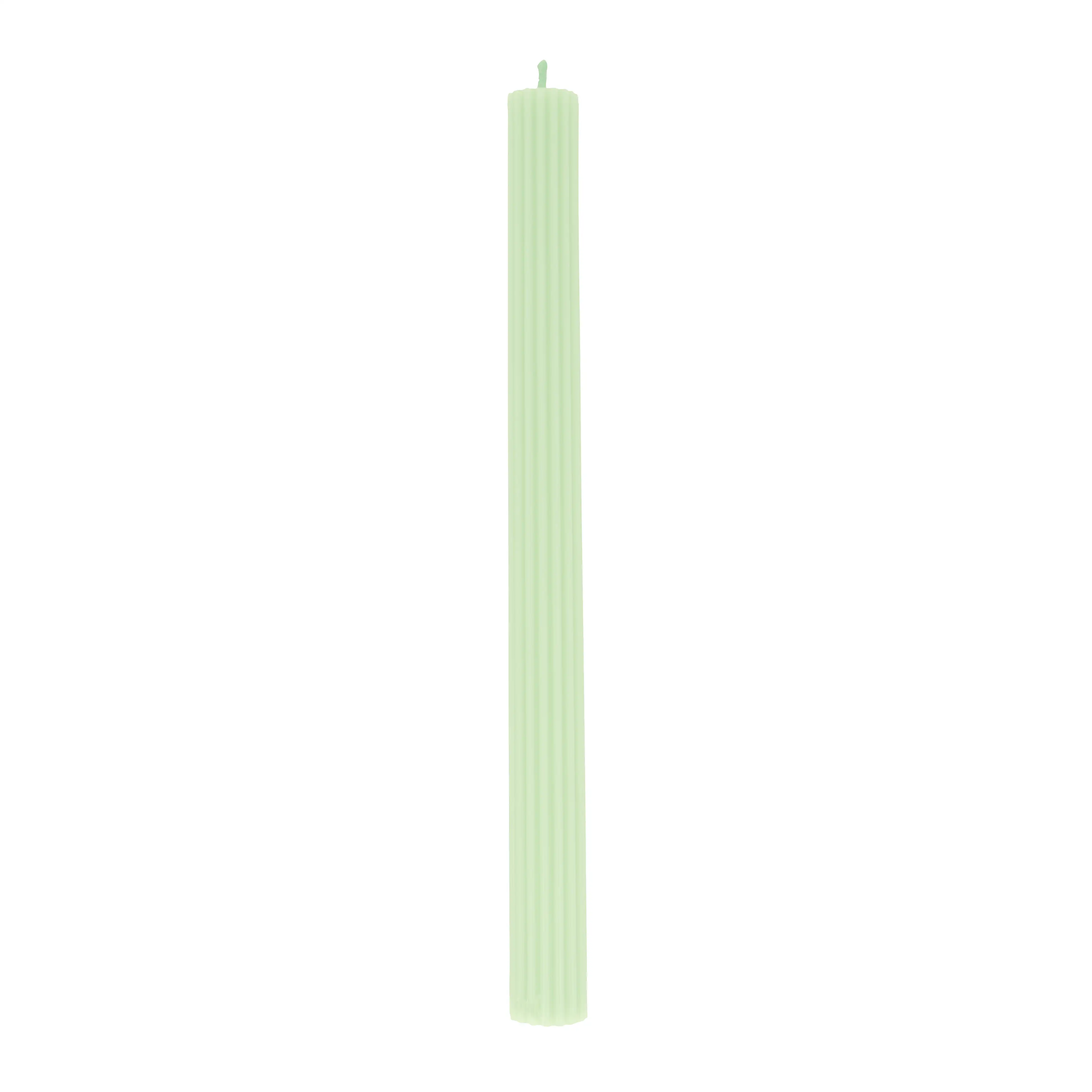 Velas de mesa en color menta - Imagen 2