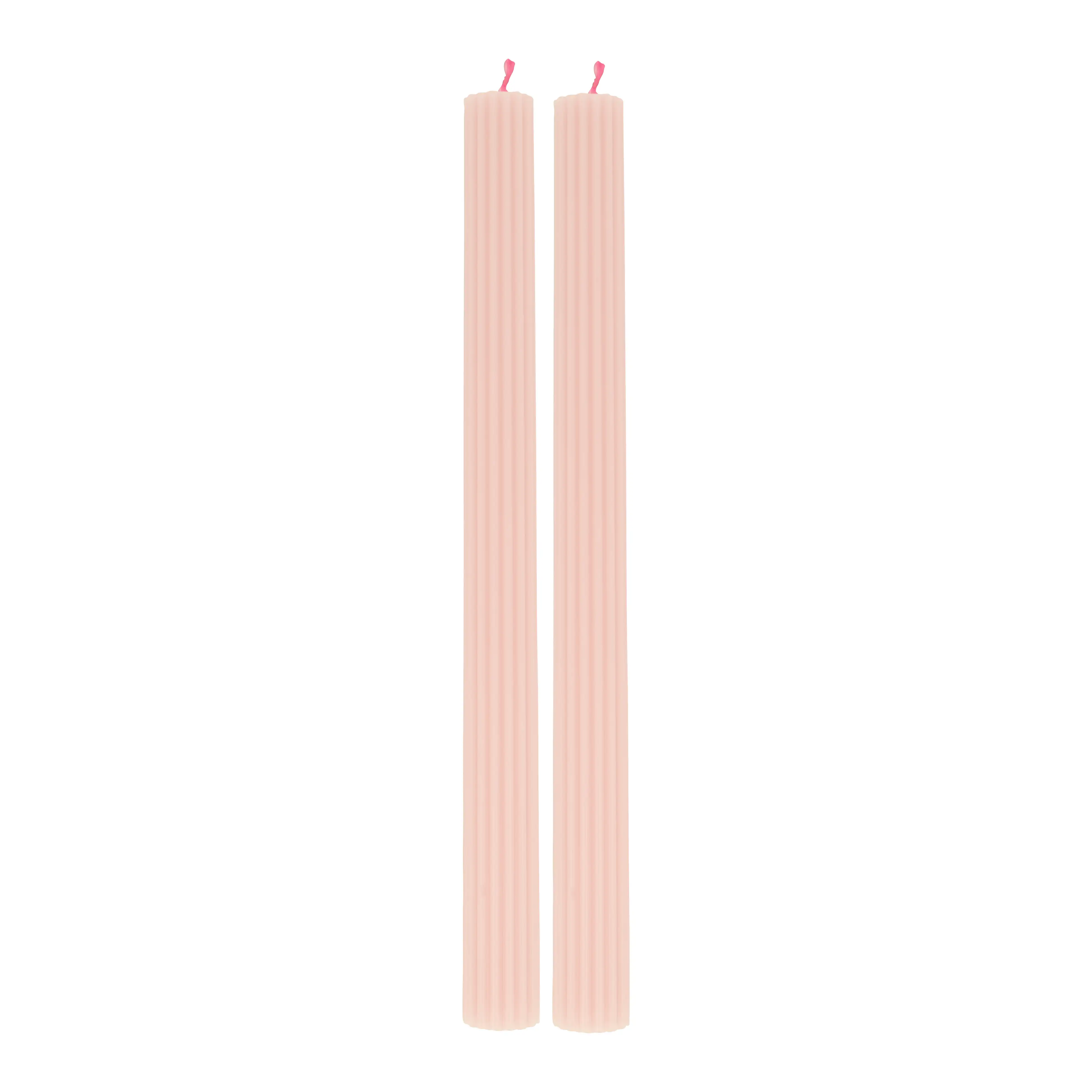 Velas de mesa rosas - Imagen 3