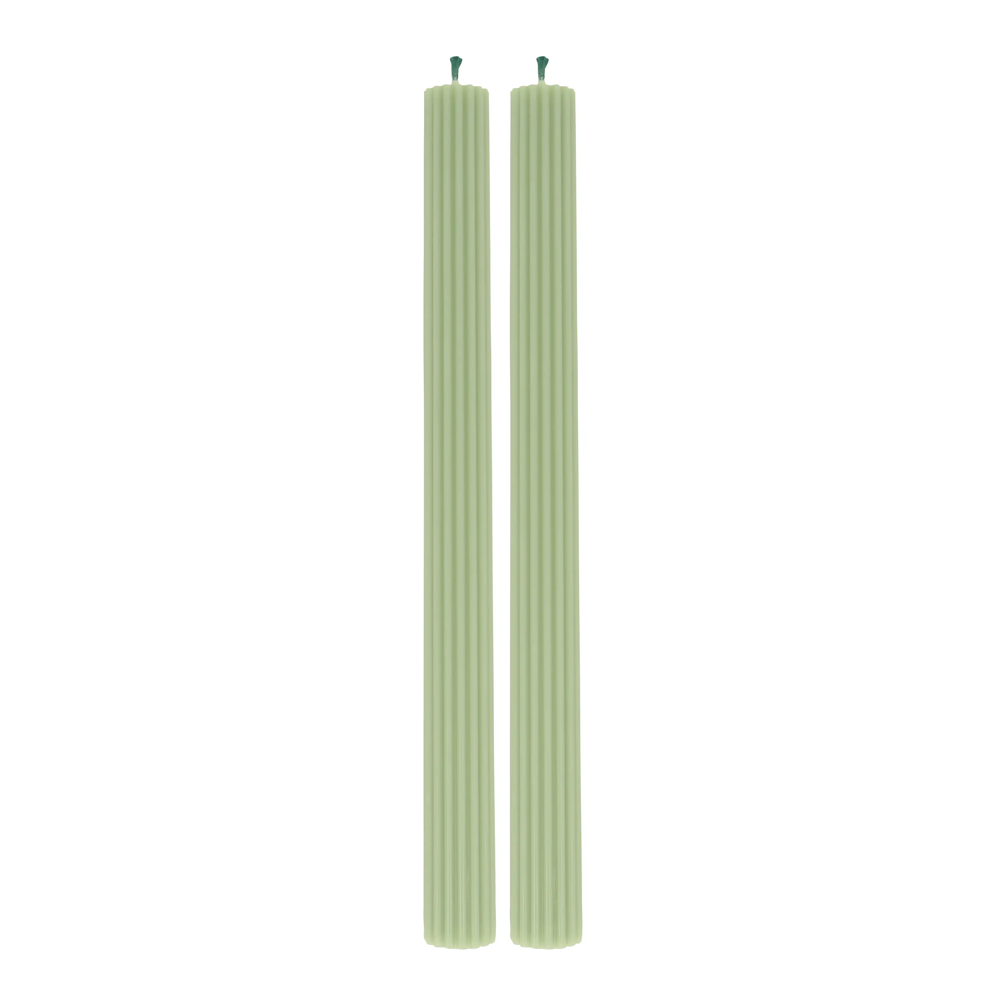 Velas de mesa verdes - Imagen 3