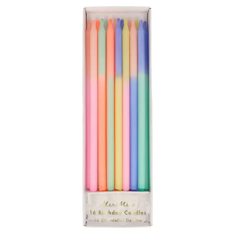 Multicolored candles