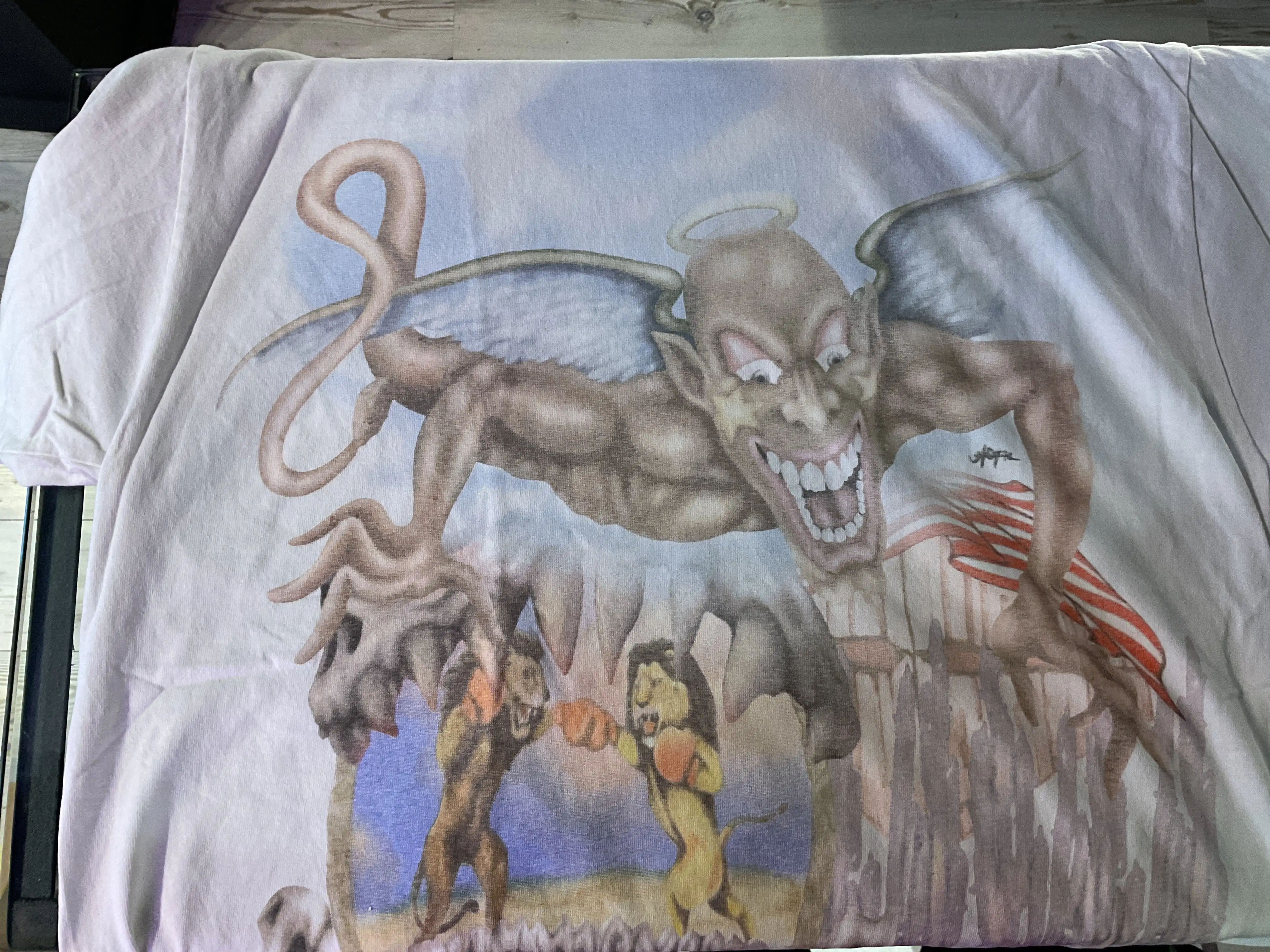 Camiseta Travis Scott Utopia Circus Maximus 2023 Tour III Tee White