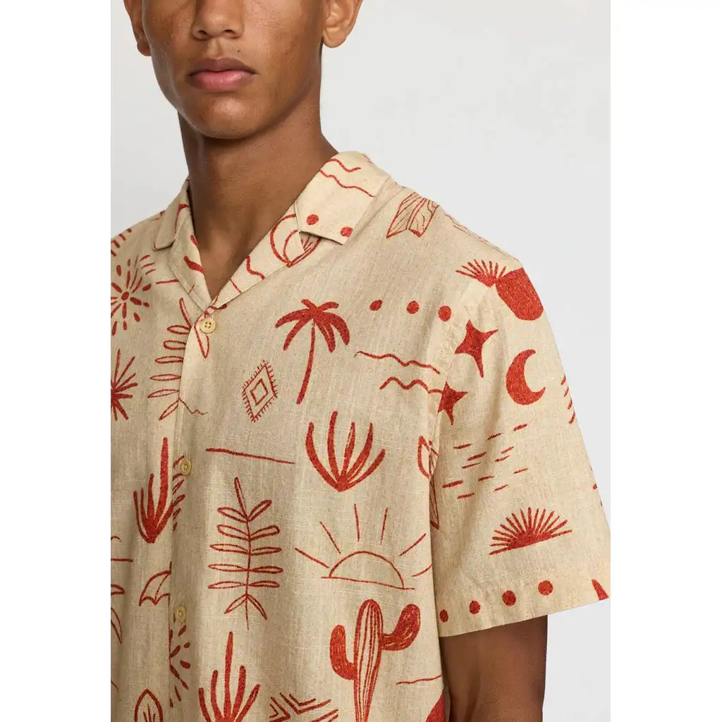 Short manga shirt beige - Image 2