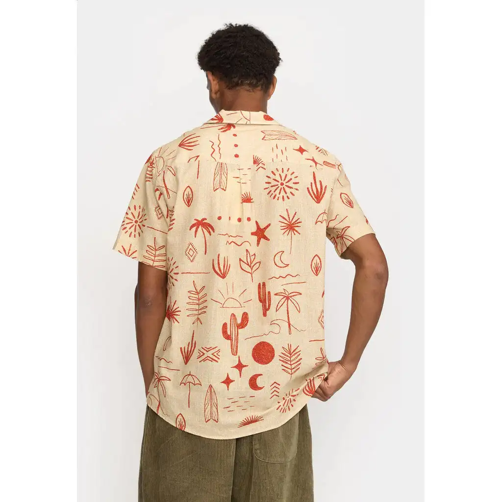 Short manga shirt beige - Image 3