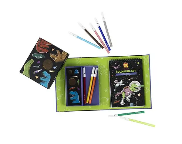 Set de Colorear Dinos in Space - Imagen 2