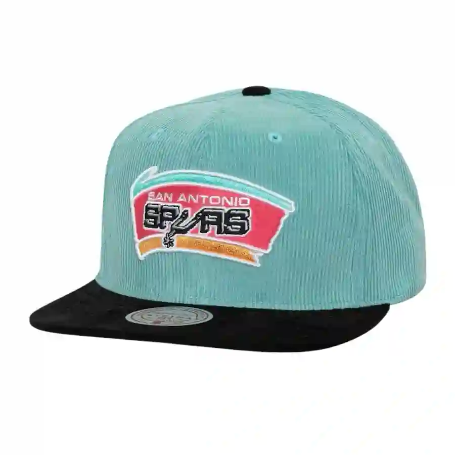 NBA SUEDUROY HWC SAN ANTONIO SPURS SNAPBACK - MITCHELL & NESS