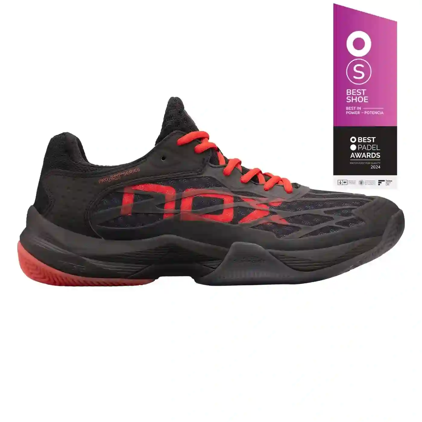 Zapatillas NOX AT10 LUX Negro/Rojo