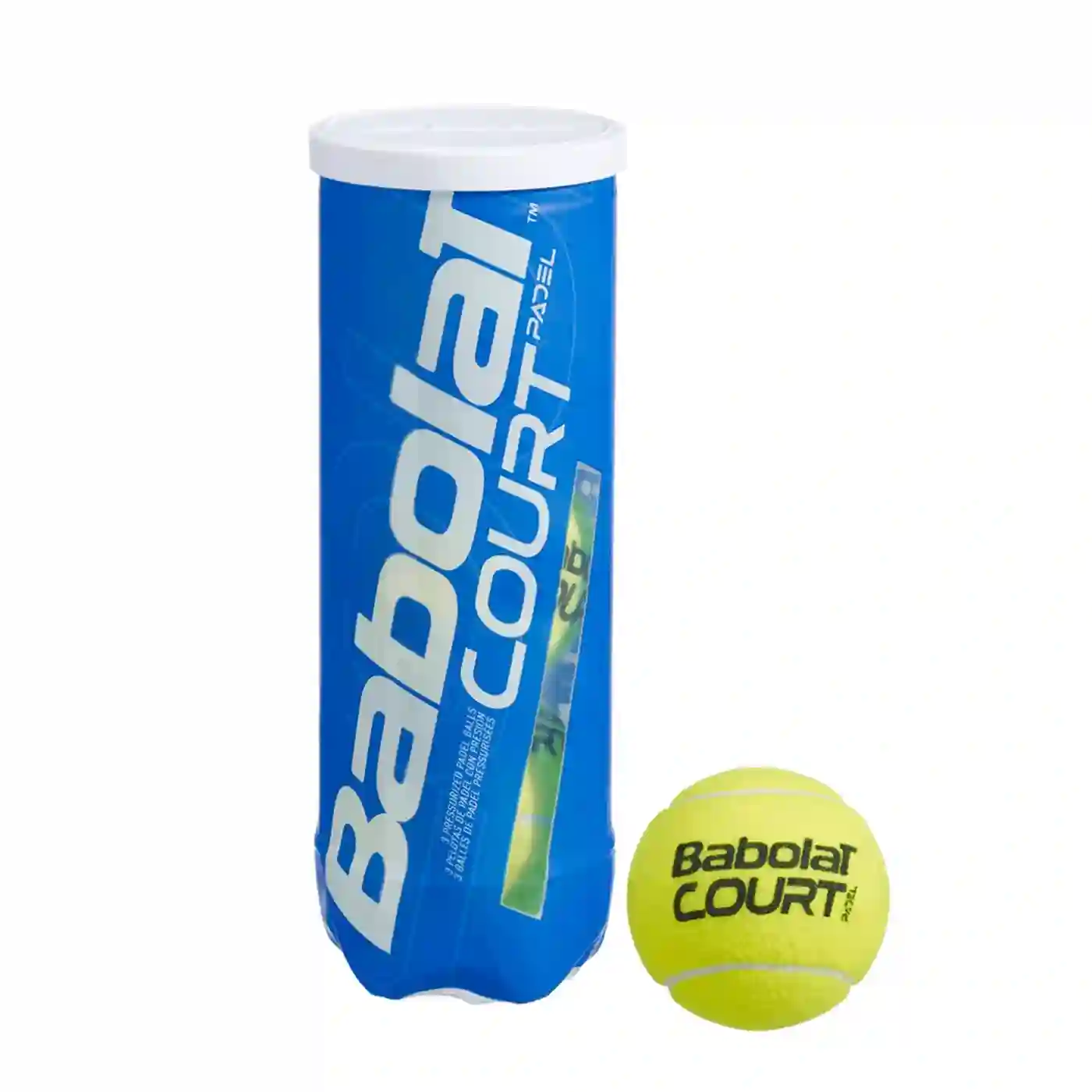 Bote 3 pelotas Babolat Court X3