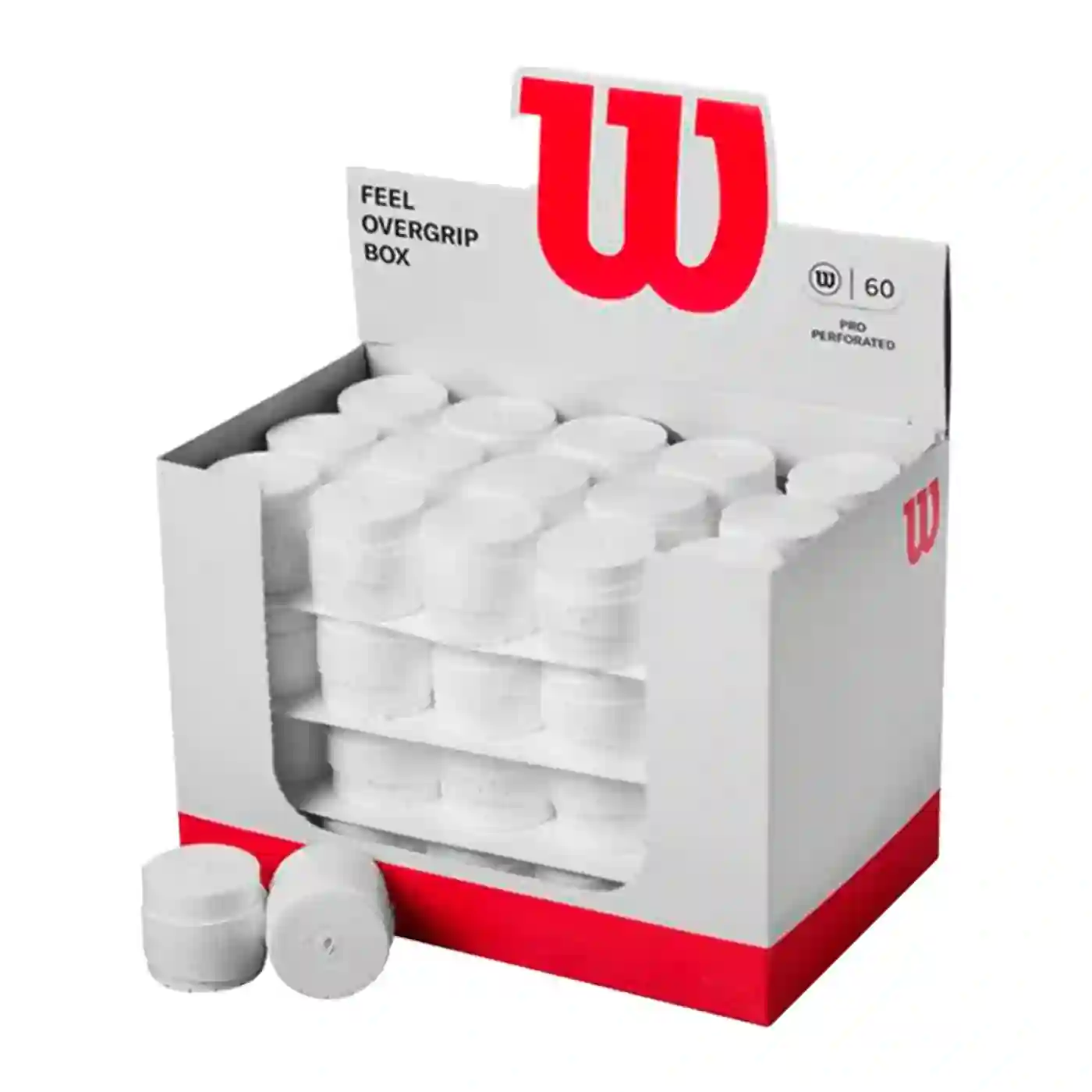 Caja Overgrips Wilson Perforado 60 Unidades
