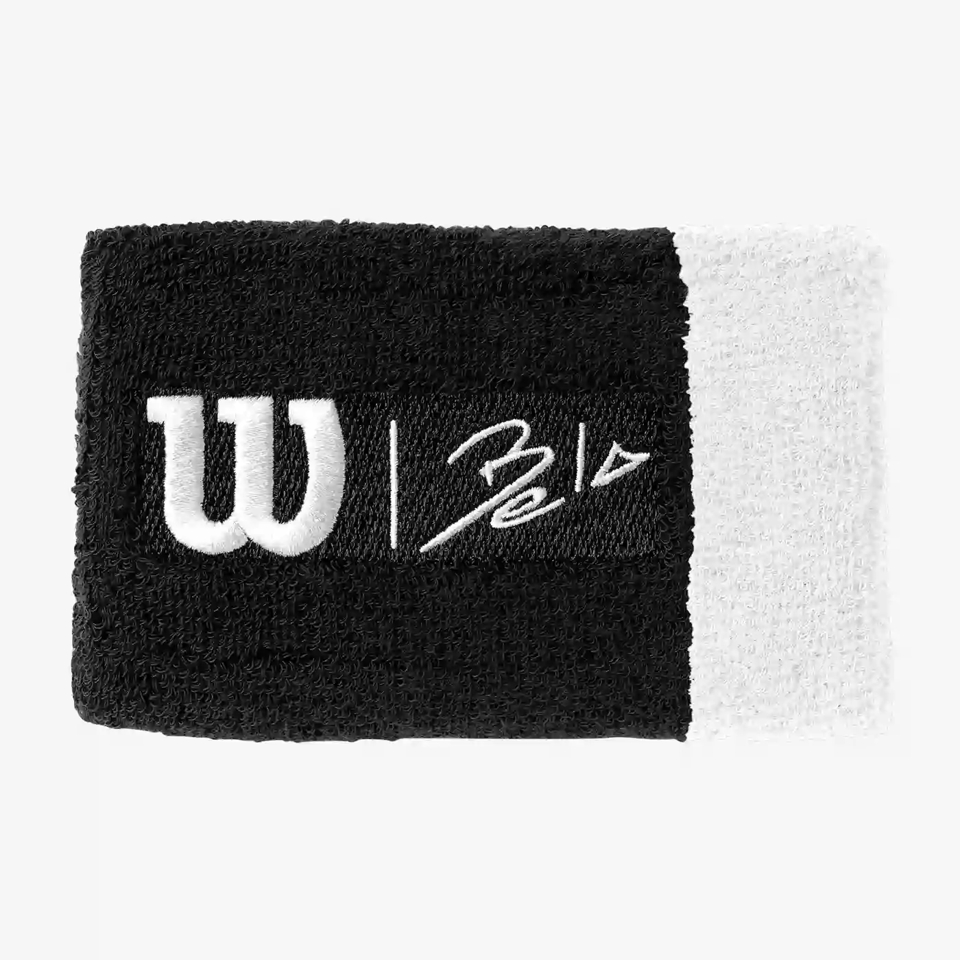 Muñequera Wilson Bela Negro 2 Pack