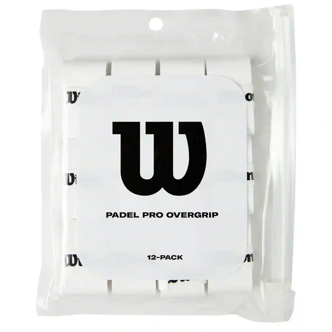Blister Wilson Padel Pro Blanco 12 Overgrips