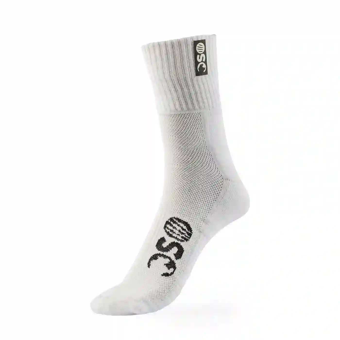 Calcetines Largos Oso Padel Blanco 2 Pares