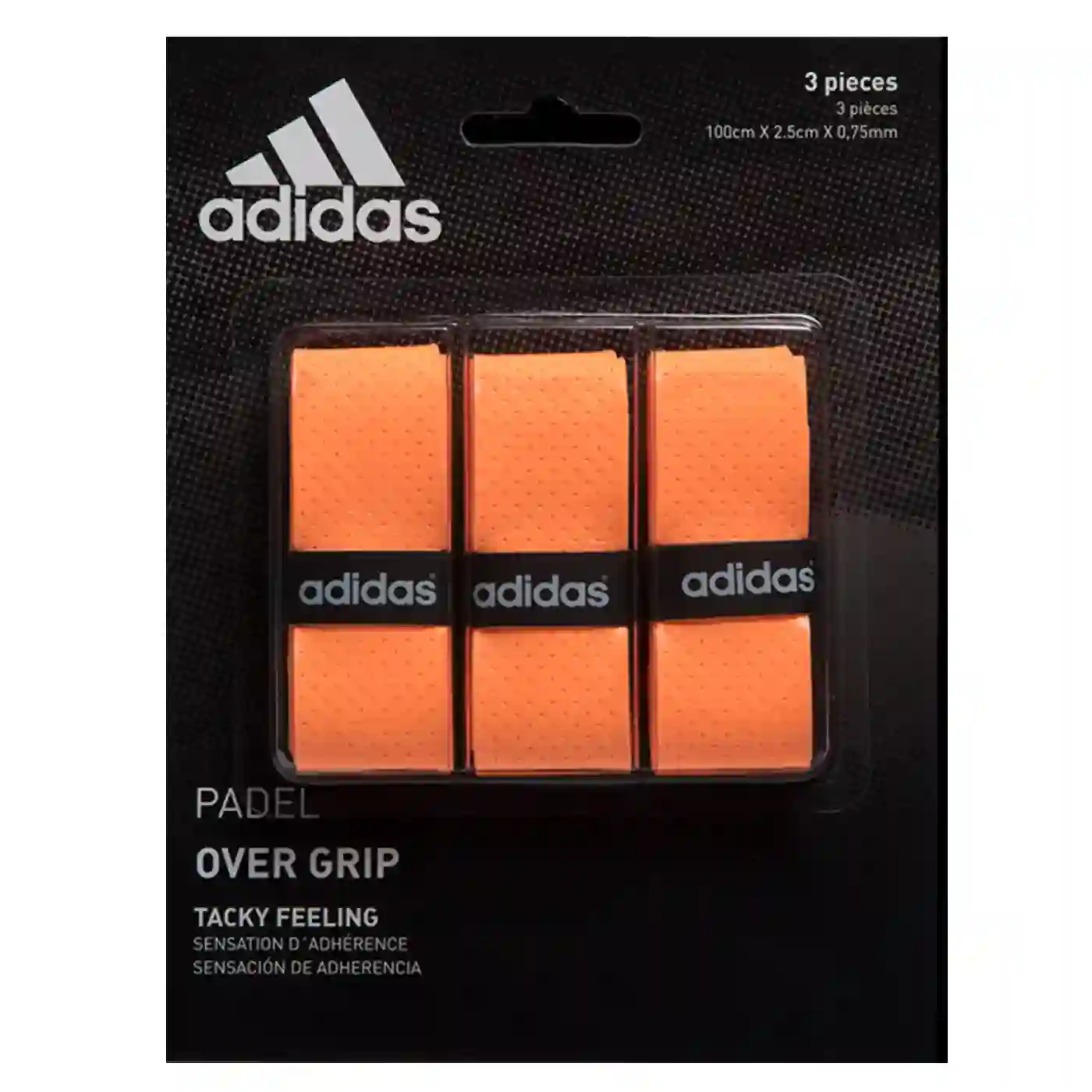 Overgrip Set De 3 Adidas Padel Naranja