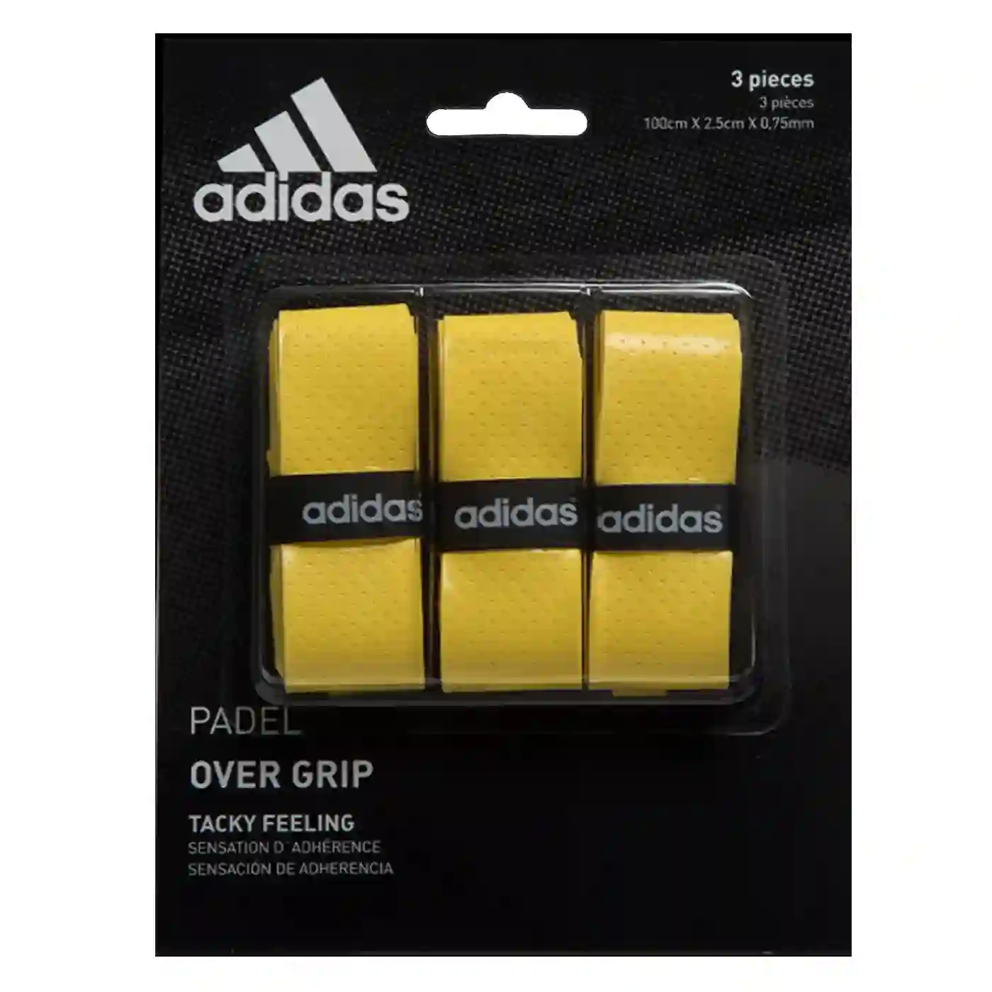 Overgrip Set De 3 Adidas Padel Amarillo