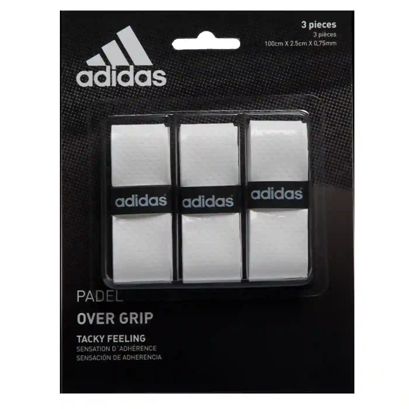 Overgrip Set De 3 Adidas Padel Blanco